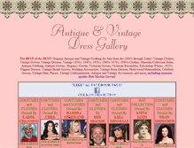 Tablet Screenshot of antiquedress.com